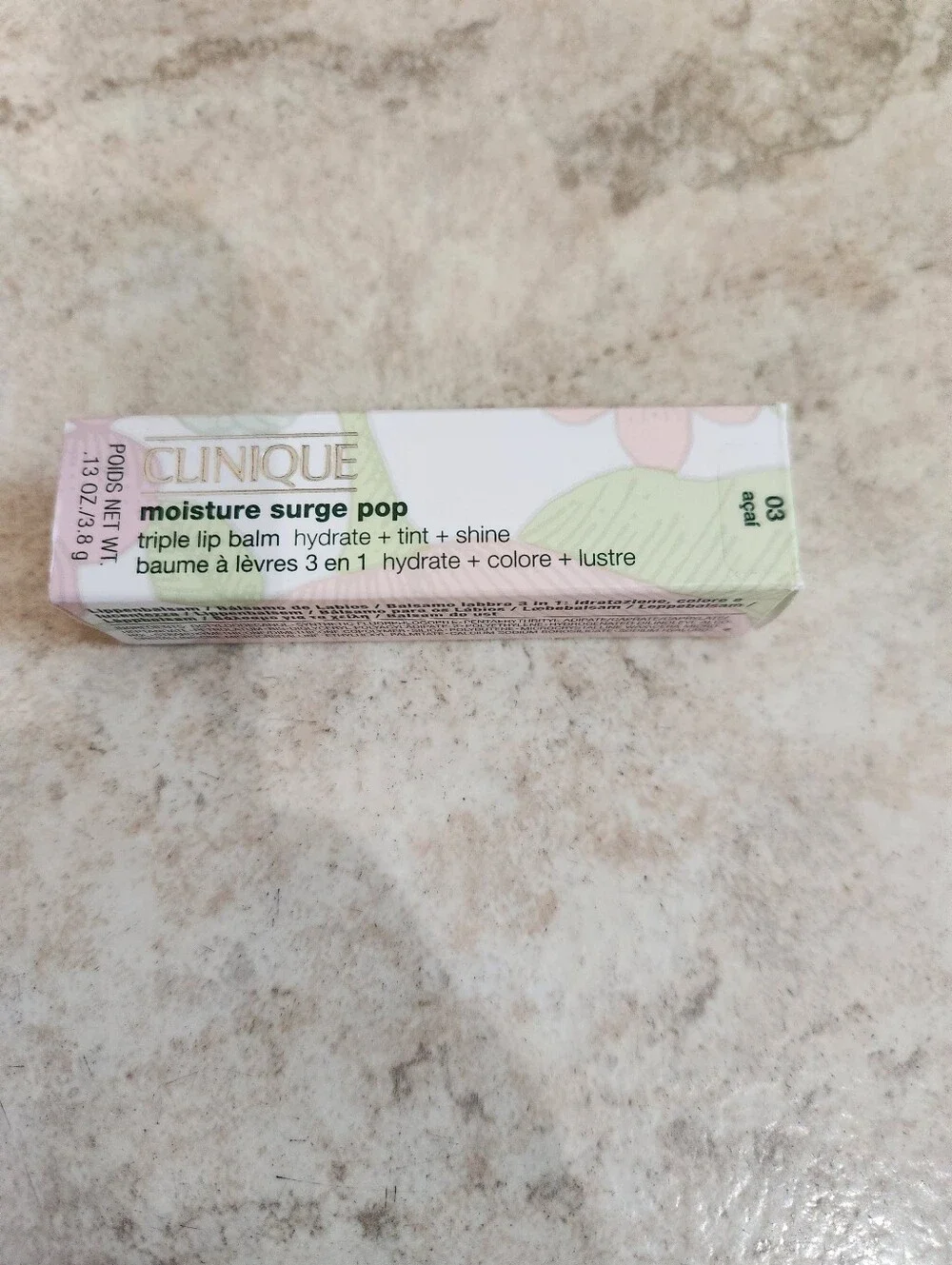 Moisture Surge Pop Triple Lip Balm - 03 Acai